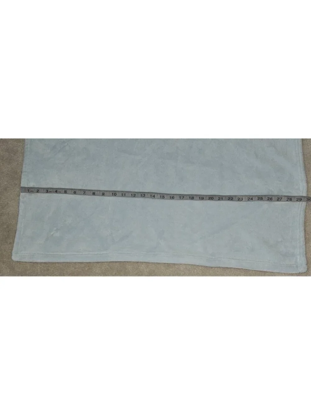 Cloud Island Solid Light Blue Soft Fleece Baby Blanket 30x40